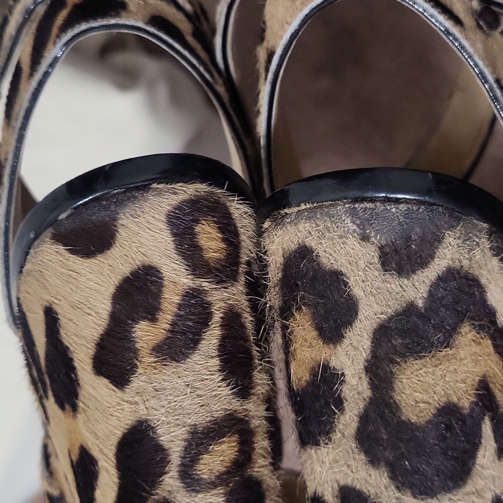 EUC Nine West leopard wedges - Picture 8 of 8
